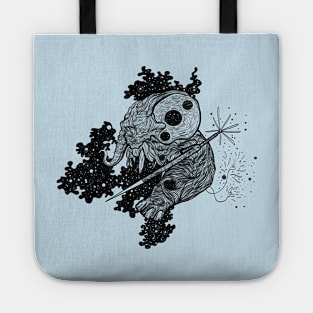 elephant in outer space Tote