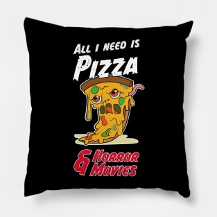 Halloween Party Gift For A Horror Movie And Pizza Pillow