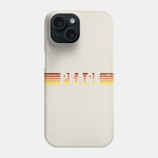 Retro Peace Stripes Sunset Cutout Phone Case