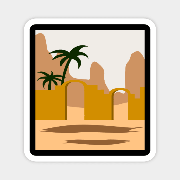 DESERT ART Magnet by Own Store