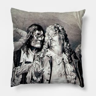 Insensitive and stupid, two expendable men Pillow