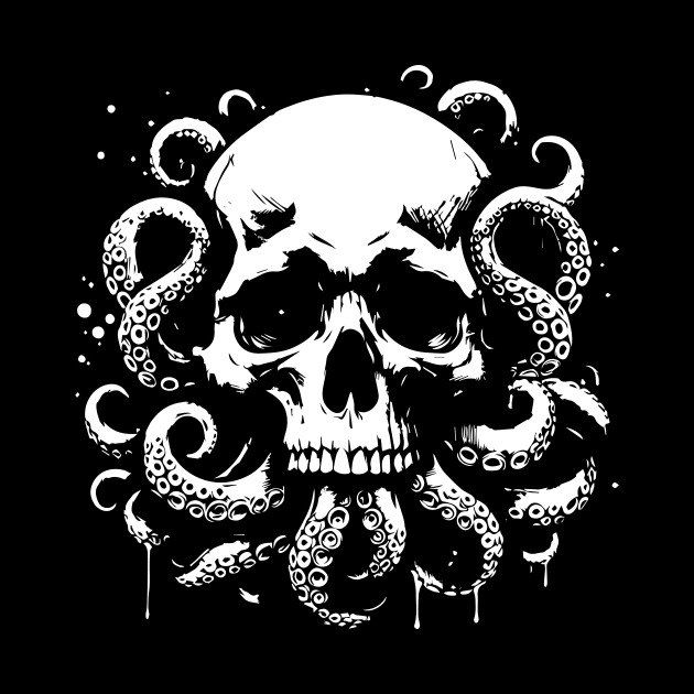 skull kraken by lkn