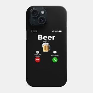 Beer Calling Phone Case