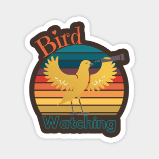 Vintage Bird Watching Magnet