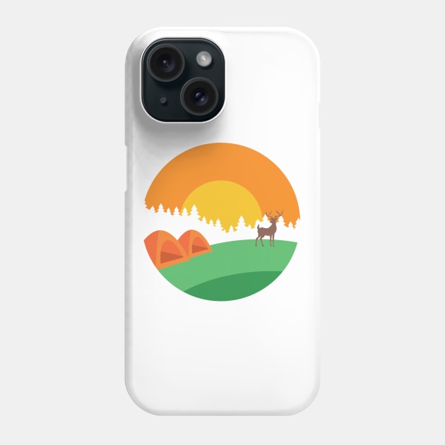 Camping Buddy Phone Case by Giallodino