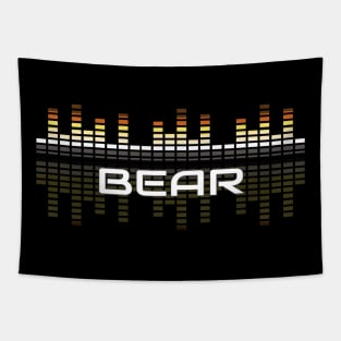 Music Equalizer Bars - Bear Tapestry