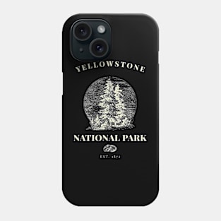 Yellowstone National Park Vintage Phone Case