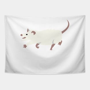 Funny Possum Design, Saber Tooth Death Mouse, Awesome Opossum Tapestry