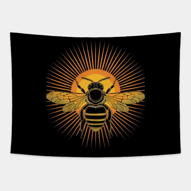 Life Amidst Hardworking Bees Tapestry by PaladinoGift