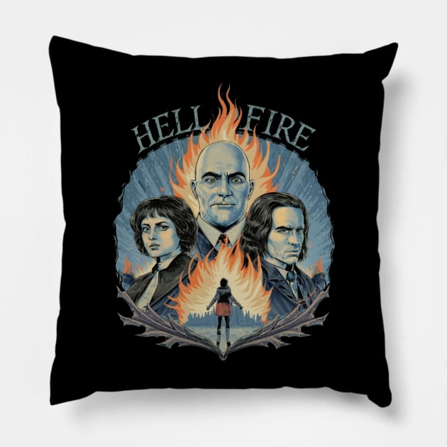 Hellfire Pillow by starryskin