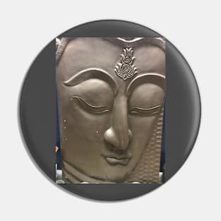 Serene Buddha face Pin