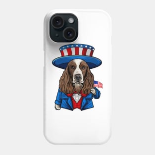 Fourth of July English Springer Spaniel Phone Case