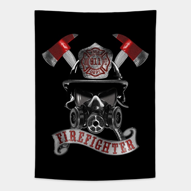 Firefighter. Tapestry by Artizan