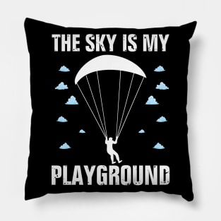 The Sky is my Playground Pillow