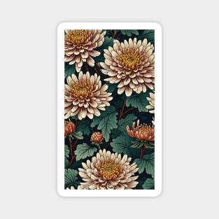 Chrysanthemum flowers Magnet