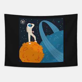 lost in space Tapestry