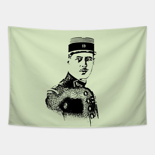 Charles de Gaulle Tapestry by Historia