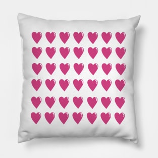 Heart hearts pink love Pillow