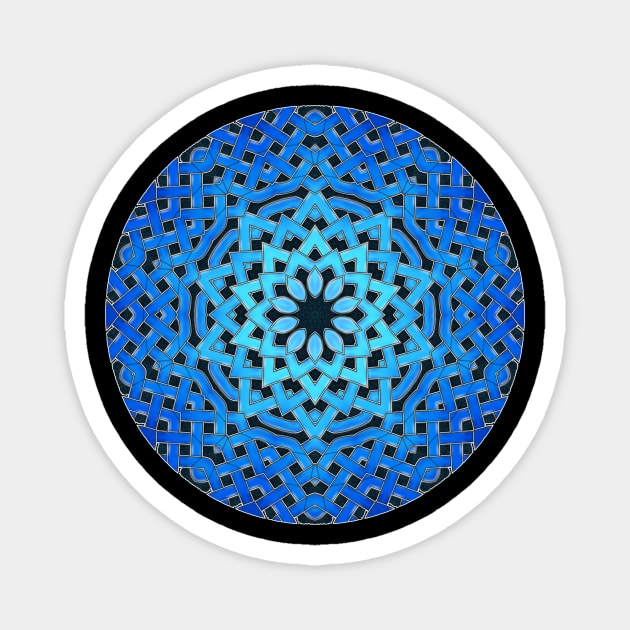 Blue Celtic Star Magnet by Bluedaisy66