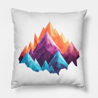 Mountains t-shirt Pillow