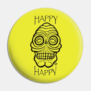 Happy Skull Pin