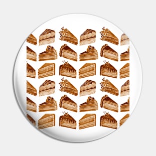 Brown Cake slices Pin