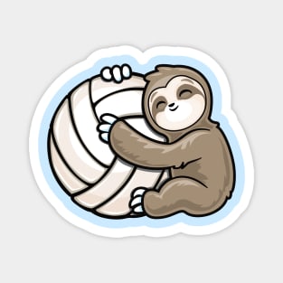 Baby Sloth volleyball player Magnet