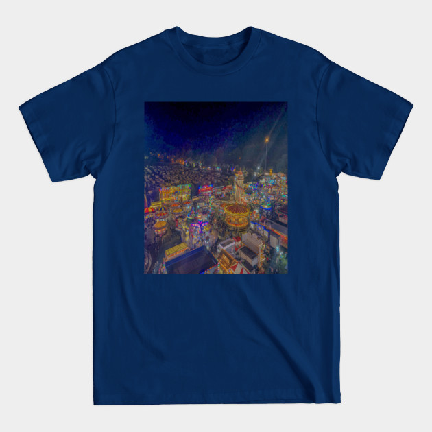 Discover Nottingham Cityscape UK - Nottingham - T-Shirt