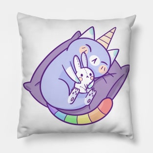 Sleepy Caticorn Pillow