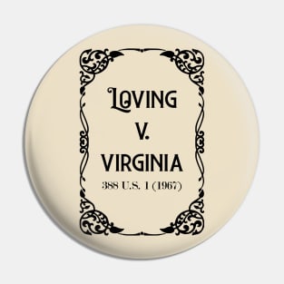 Loving v. Virginia 388 U.S. 1 (1967) Black Text check my store for the White Text version Pin