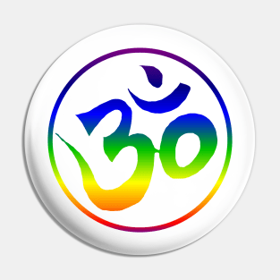 Sacred Spiritual Awakening Om Symbol Pin