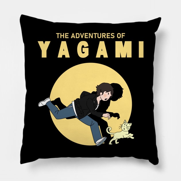 The Adventures of Yagami 3 Pillow by Soulcatcher