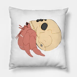 Goth Hermit Crab-color Pillow