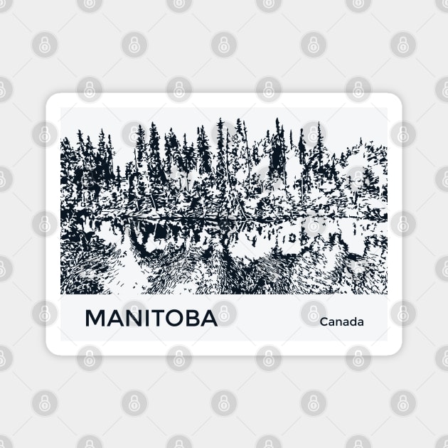 Manitoba Canada Magnet by Lakeric