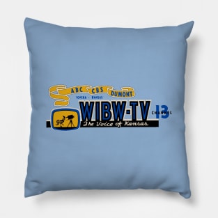 WIBW Channel 13 c. 1952 Pillow