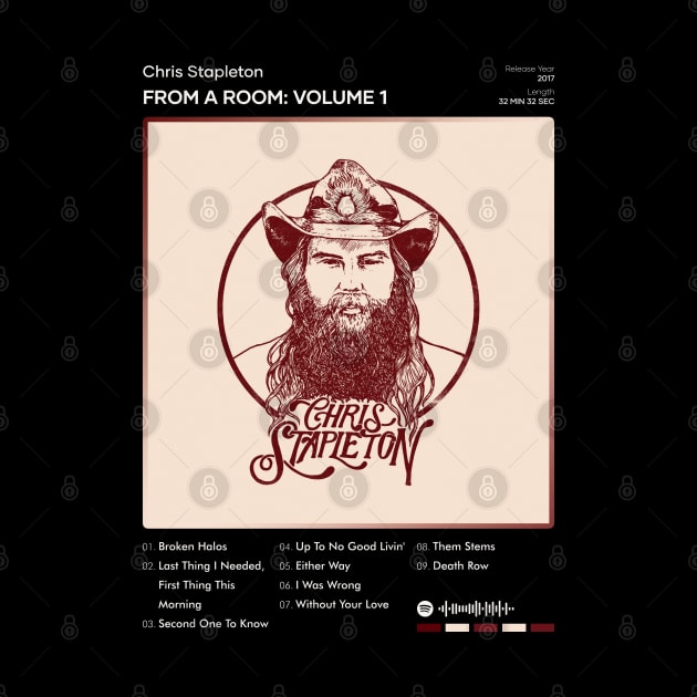 Chris Stapleton - From A Room: Volume 1 Tracklist Album by 80sRetro