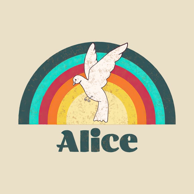 Alice - Vintage Faded Style by Jet Design
