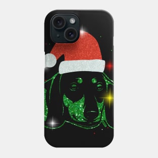 Christmas Santa Dachshund Phone Case