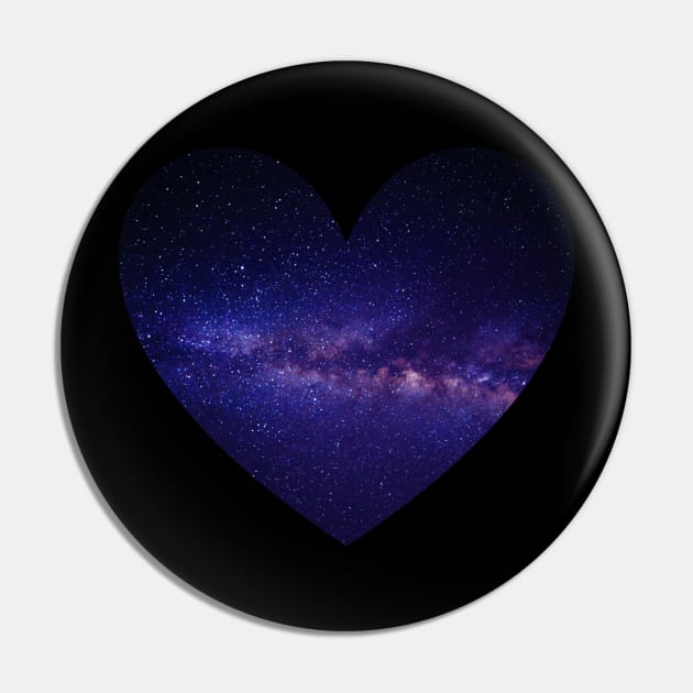 Cosmic Heart Pin by raosnop