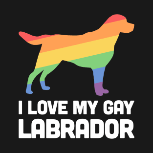 Labrador - Funny Gay Dog LGBT Pride T-Shirt