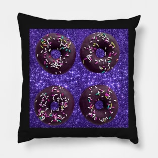Glitter Donut Party No. 1 Pillow