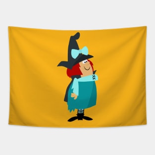 Funny Witch Tapestry