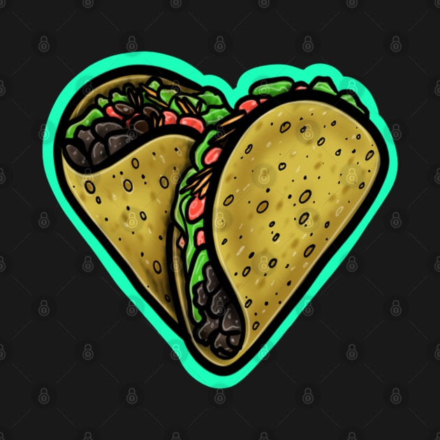 Taco Heart by Squatchyink