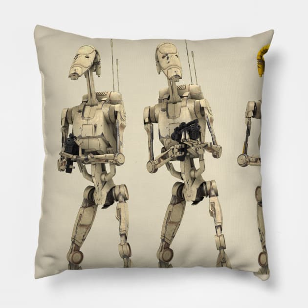 B1 Battle Droids Pillow by DANJ16