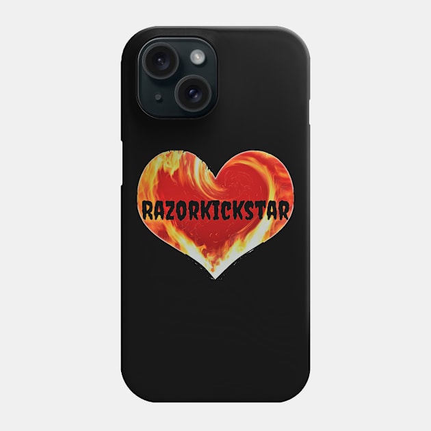 Razorkickstar Gamer Phone Case by jennifersoldner