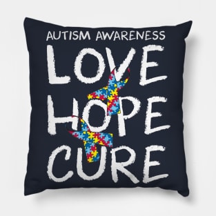 Autism Shirt Autism Awareness Shirt I Love Someone Pillow