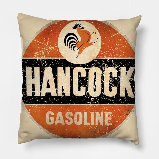 Hancock Gasoline sign Pillow by KUMAWAY