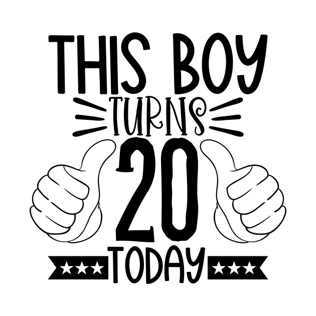 This boy turns 20 today by Coral Graphics