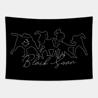 BTS Black Swan - White Tapestry