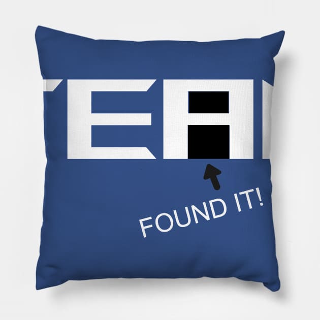 I found the I in Team Pillow by ChestifyDesigns